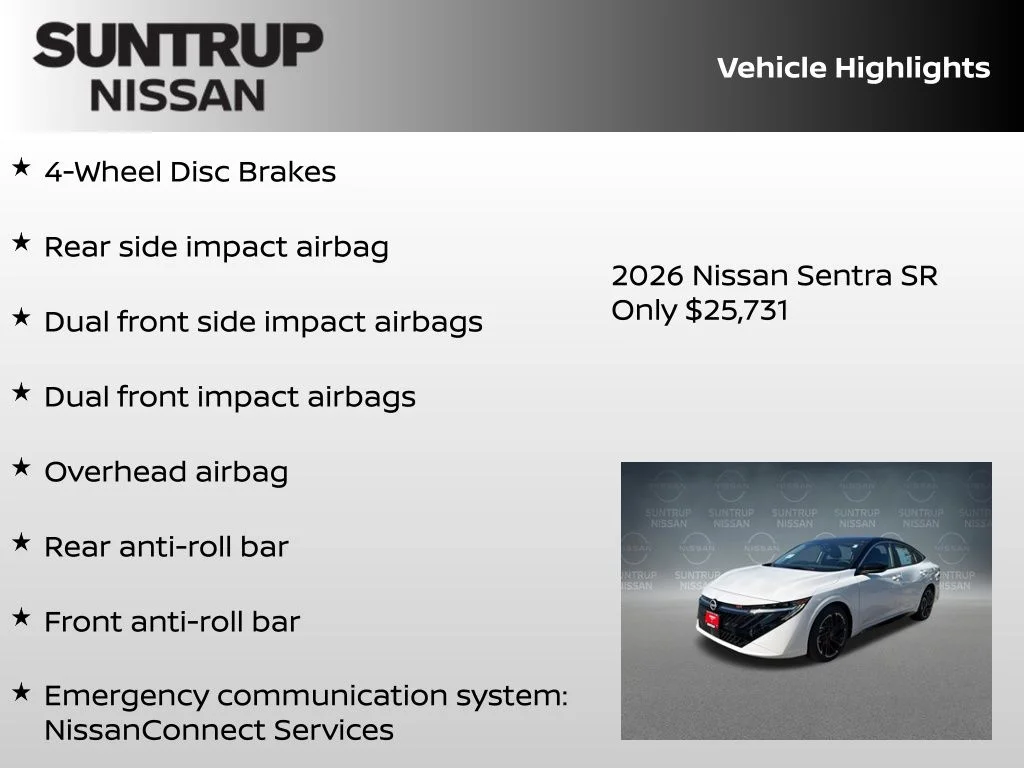 New 2026 White Nissan SR image 16