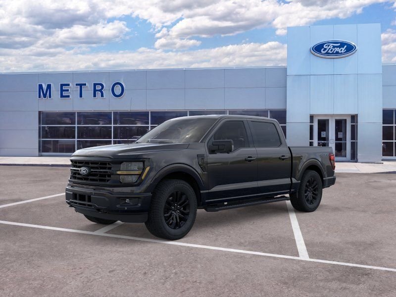 New 2026 Agate Black Metallic Ford XLT image 2