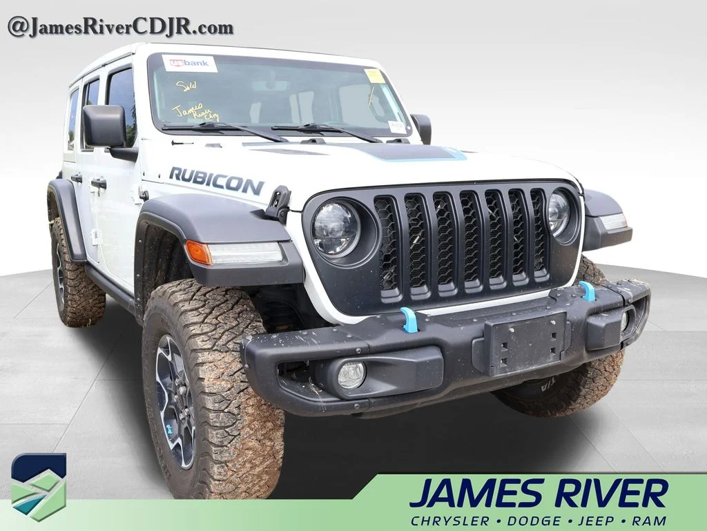 Used 2023 White Jeep Rubicon 4xe image 9