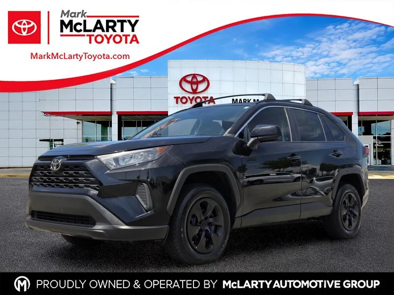 Used 2020 Midnight Black Metallic TOYOTA LE FWD image 1
