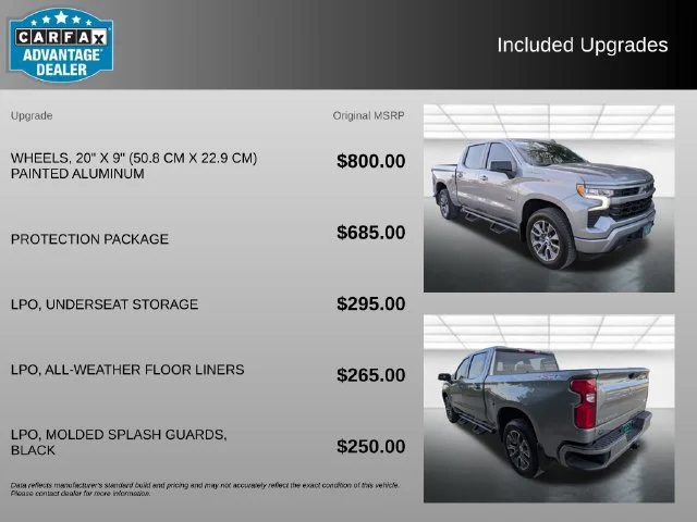 Used 2025 Sterling Gray Metallic Chevrolet RST image 3