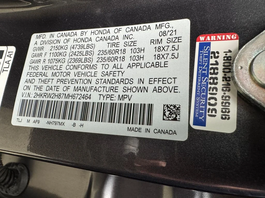 Certified Used 2021 Gray Honda EX-L image 30