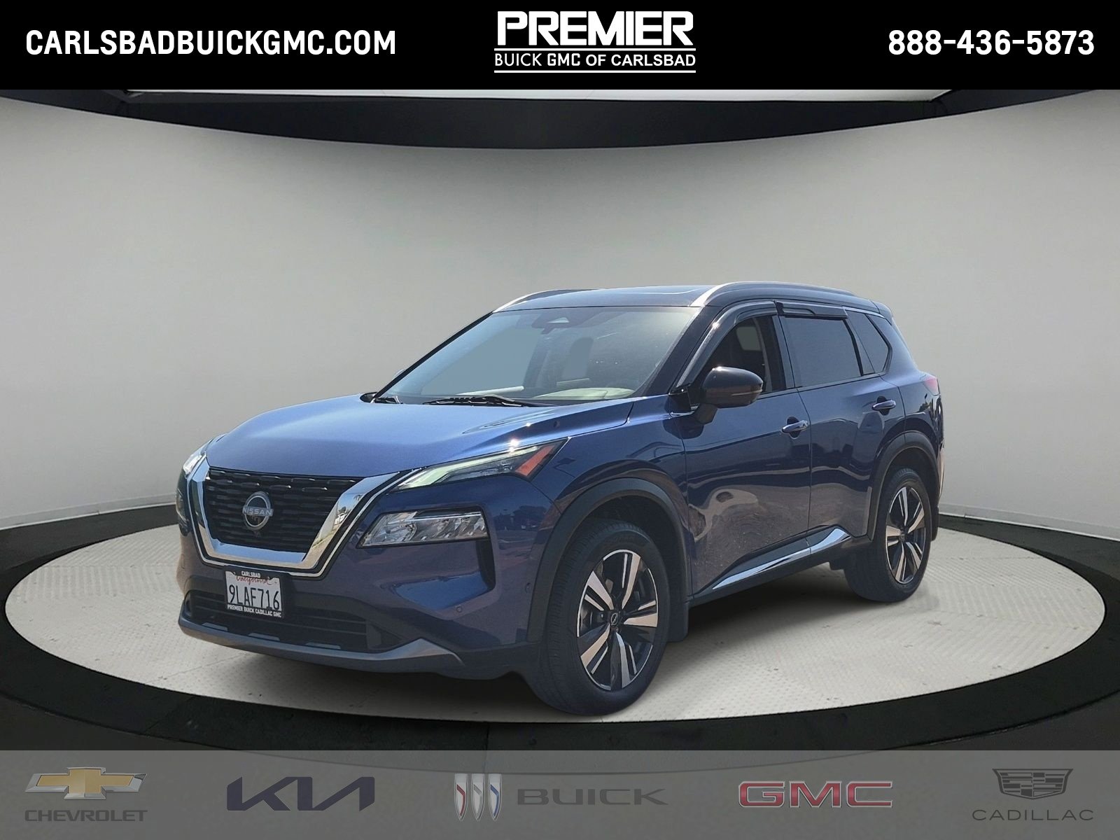 Blue 2023 Nissan Rogue SUV / Crossover Front-Wheel Drive 