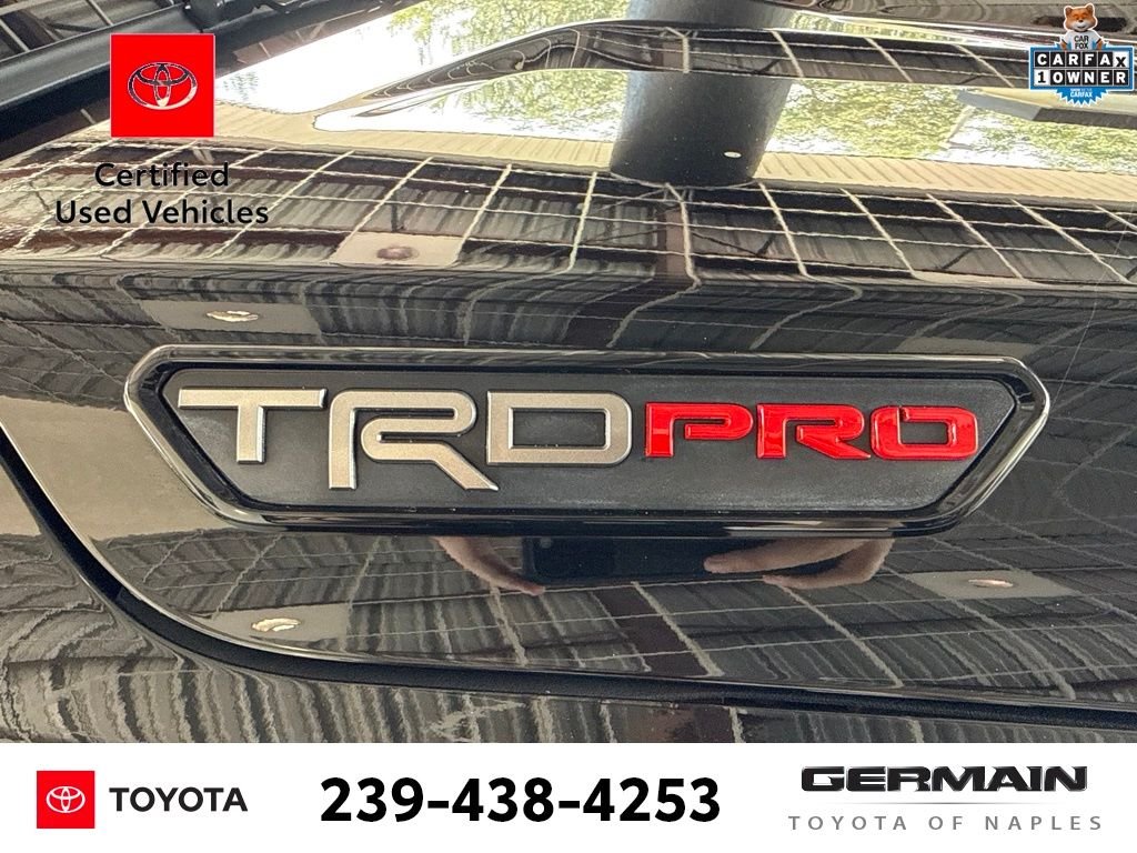 Certified Used 2024 Black Toyota TRD Pro image 8