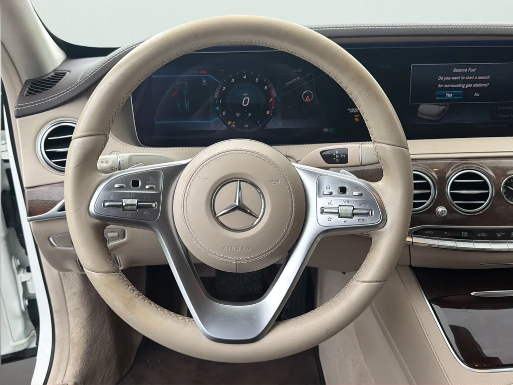 Used 2019 designo Diamond White Mercedes-Benz S 450V image 22