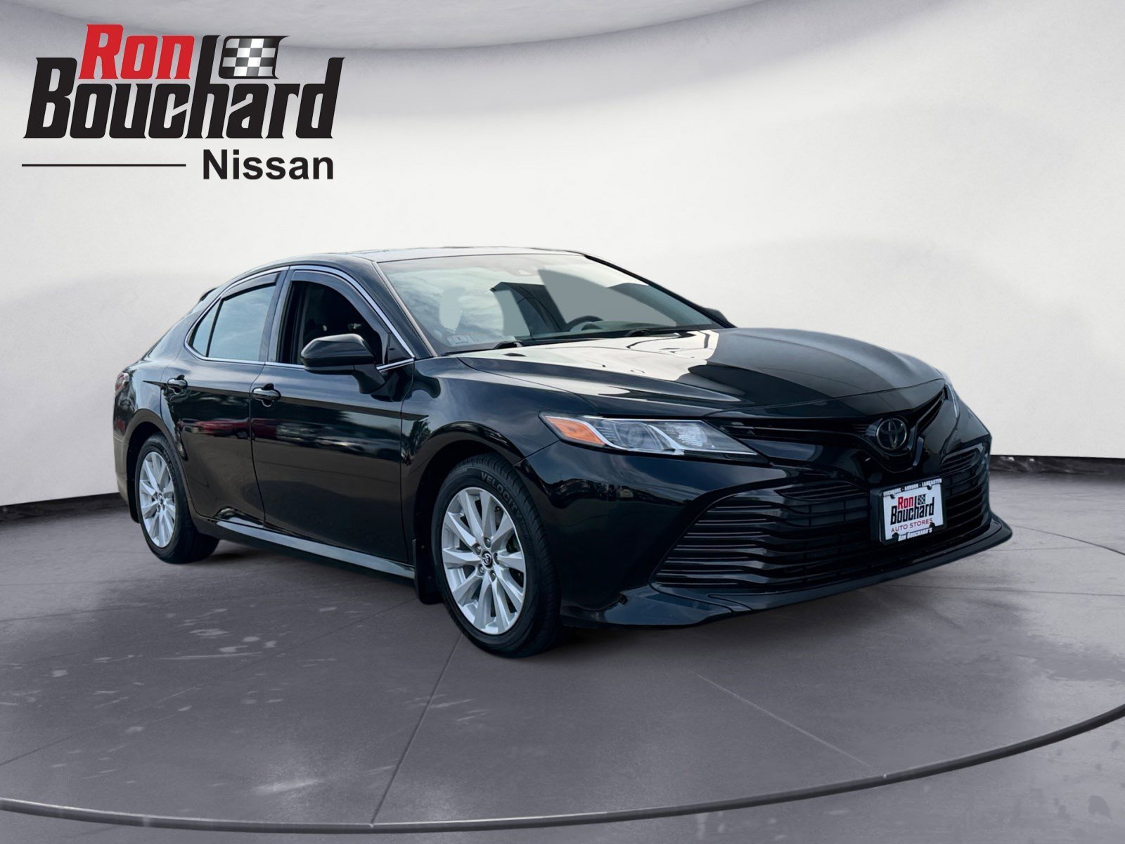 Midnight Black Metallic 2020 Toyota Camry LE FWD Sedan Front-Wheel Drive