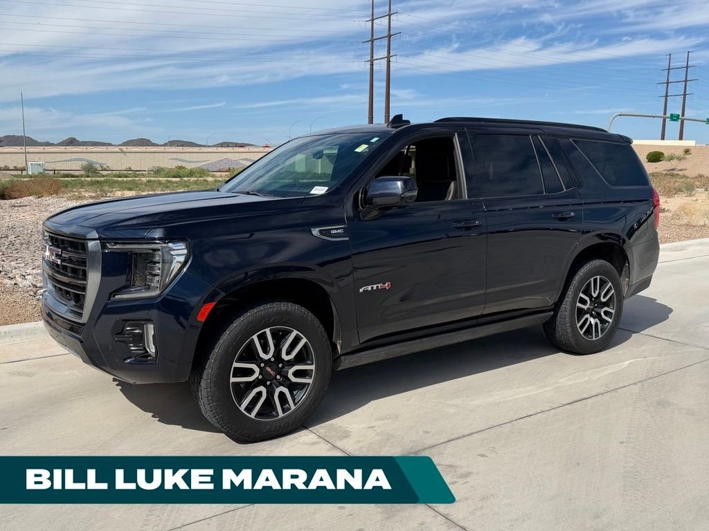 Used 2021 Blue GMC AT4 image 1