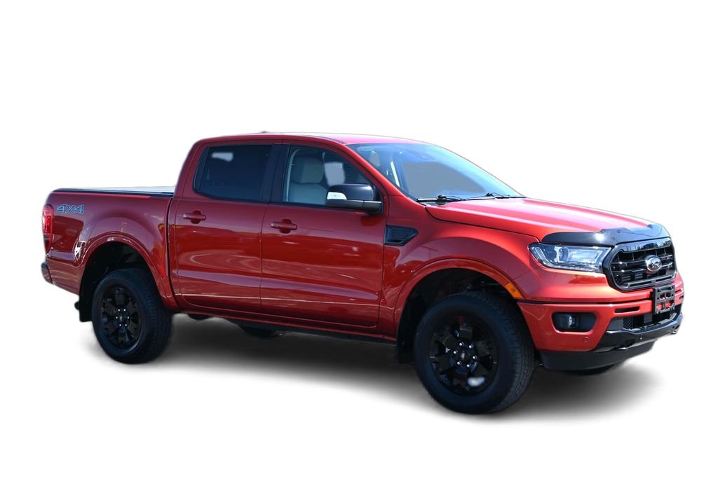 Certified Used 2023 Hot Pepper Red Metallic Tinted Clearcoat Ford Lariat image 3