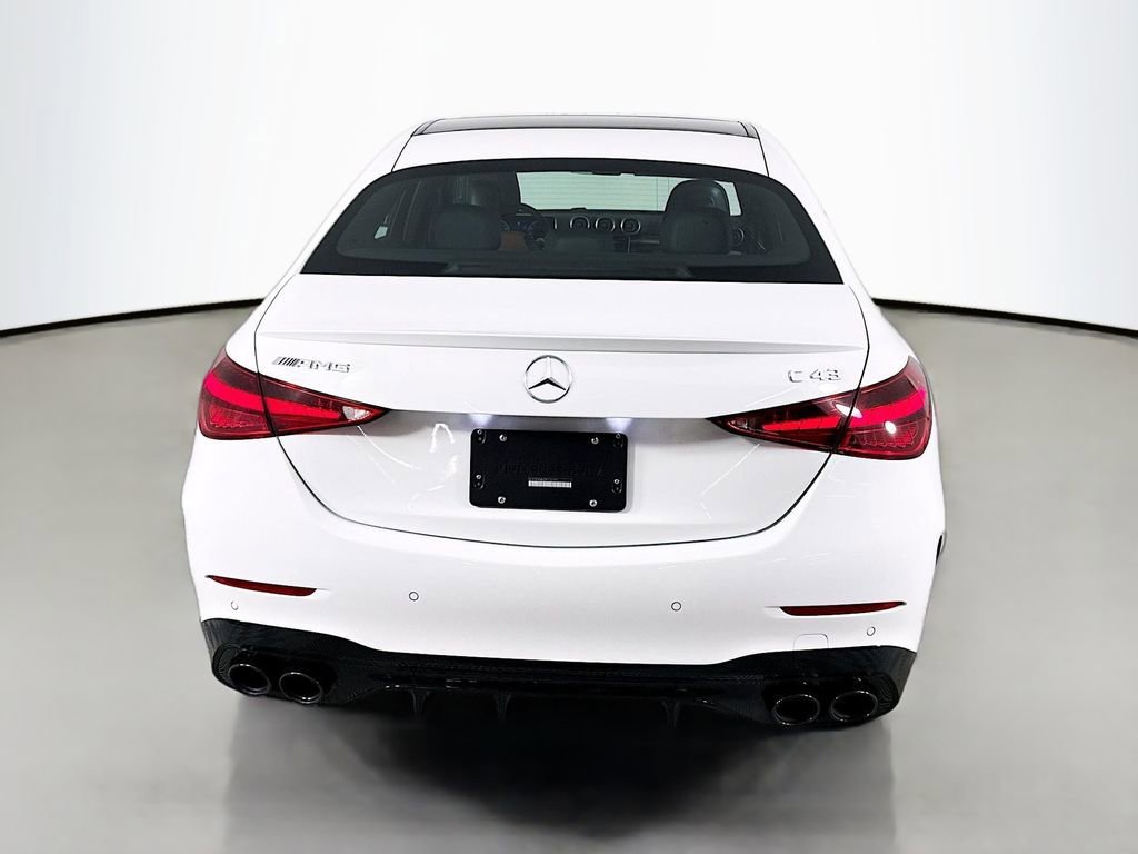 New 2026 Polar White Mercedes-Benz AMG® C 43 4MATIC® Sedan image 43