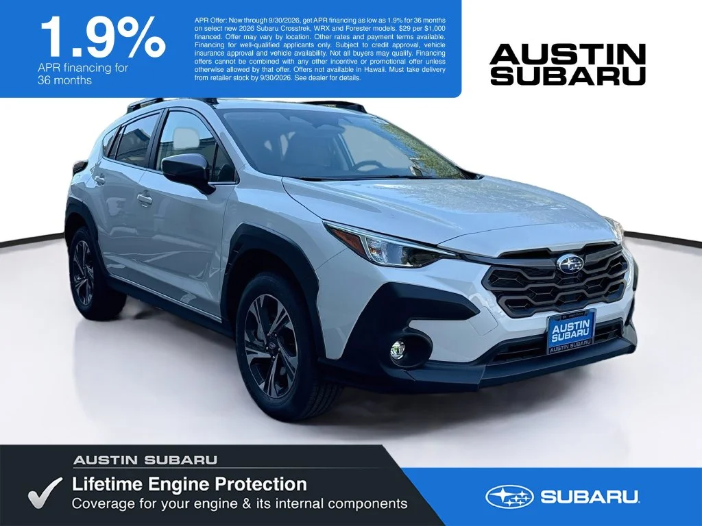New 2026 CRYSTAL WHITE PEARL Subaru Premium image 1