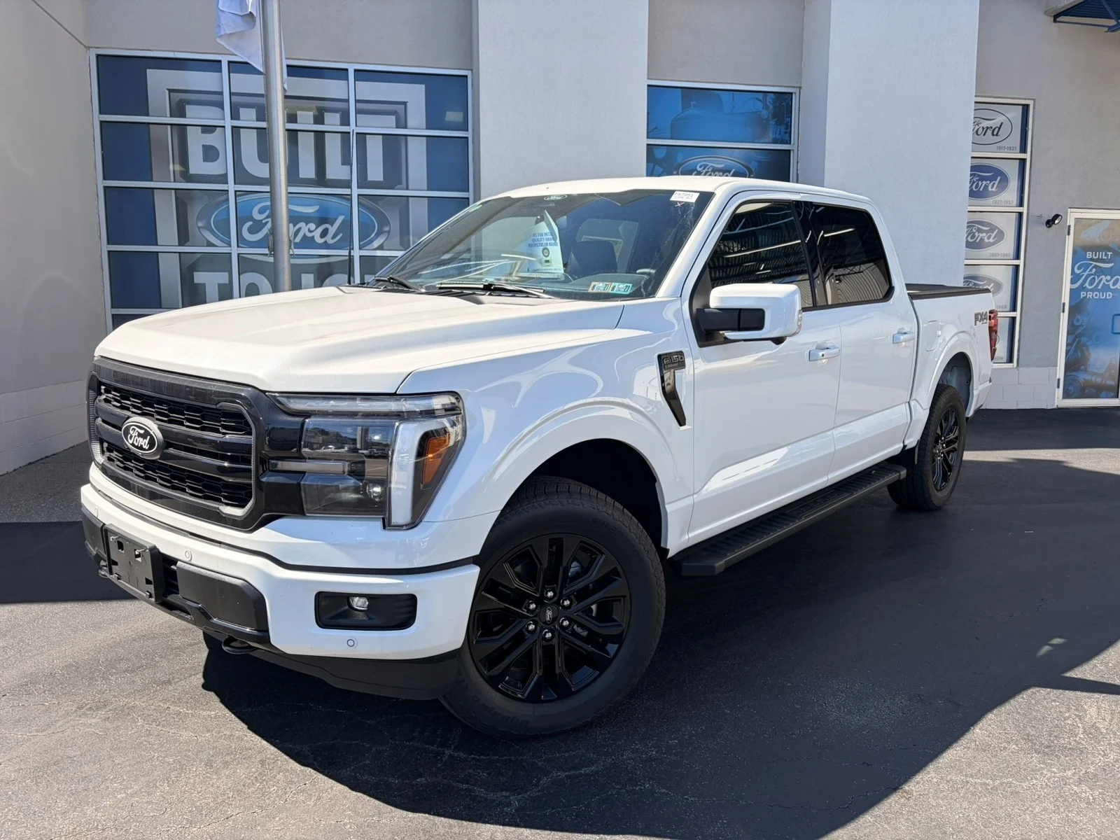 New 2026 Star White Metallic Tri-Coat Ford Lariat® image 2