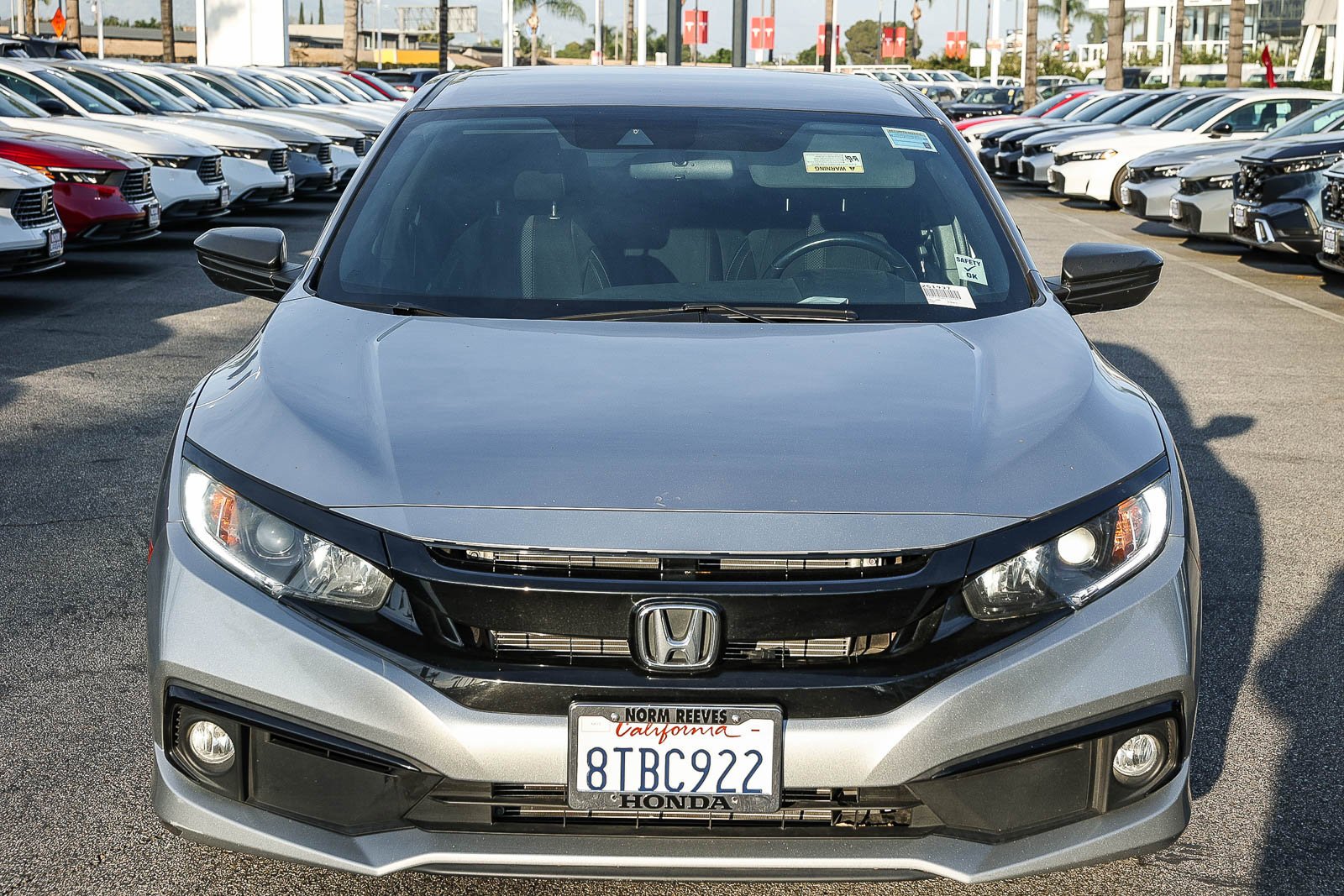Certified 2020 Honda Civic Sport with VIN 19XFC2F86LE207241 for sale in West Covina, CA