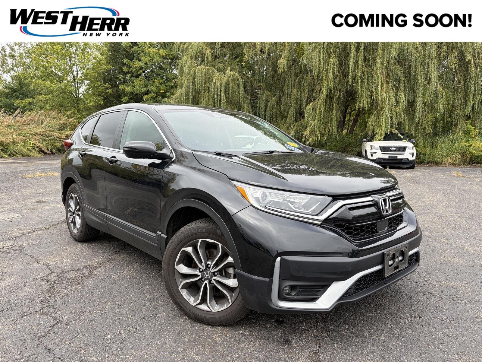 Used 2021 Crystal Black Pearl Honda EX image 1