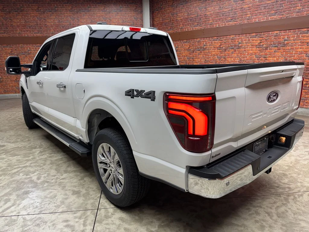 New 2026 Star White Metallic Tri-Coat Ford Lariat® image 2