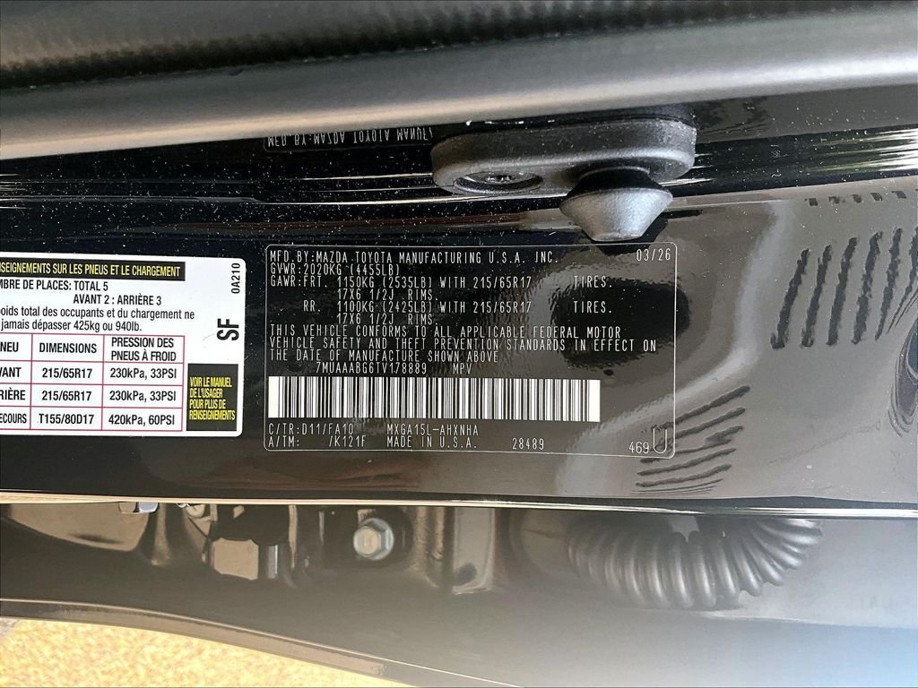 Certified Used 2026 Black Toyota L image 9