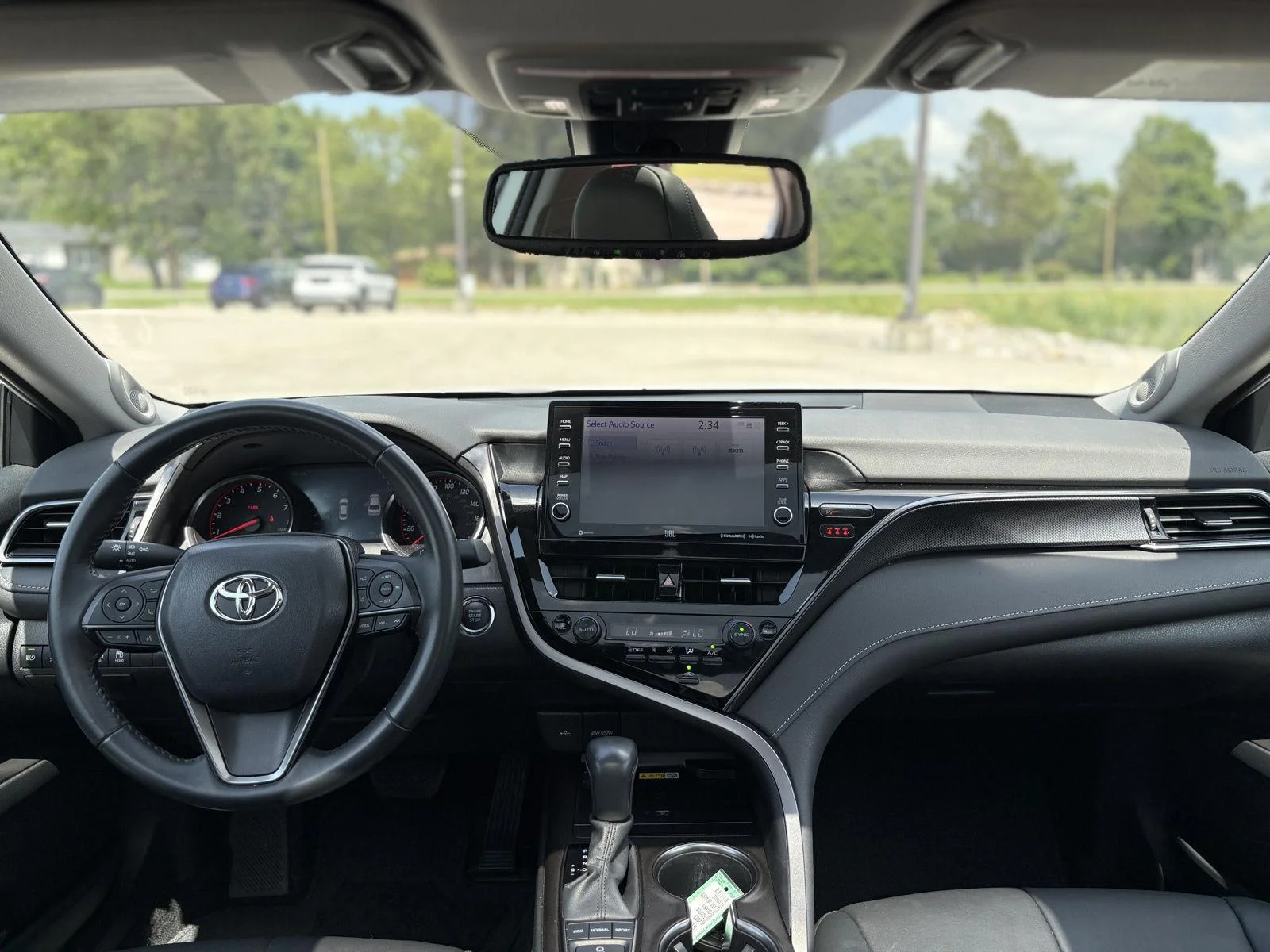 Used 2023 Midnight Black Metallic Toyota XSE V6 image 4