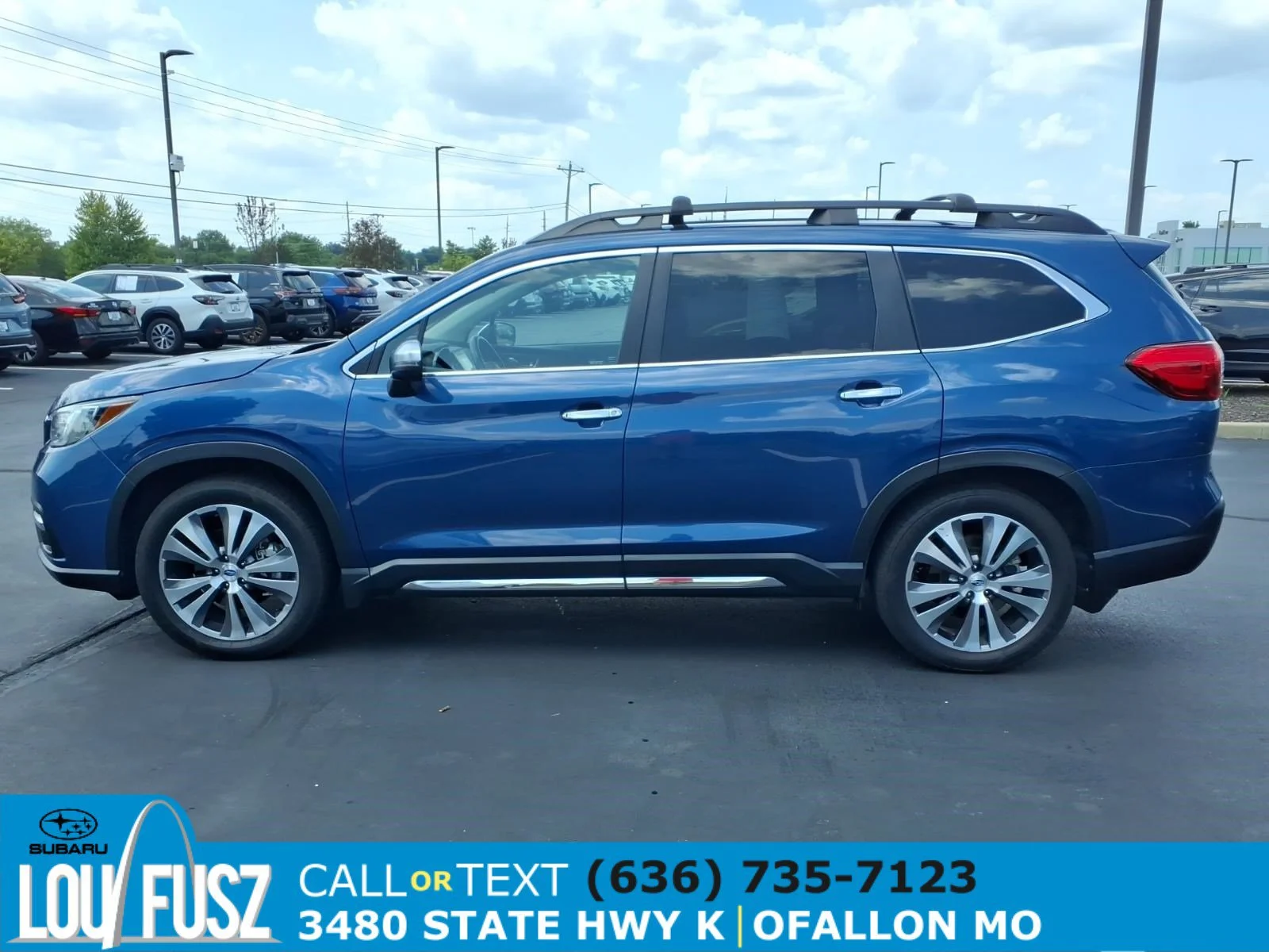 Used 2021 Abyss Blue Pearl Subaru Touring image 4