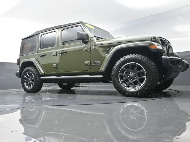 Used 2021 Green Jeep Unlimited Sport image 34
