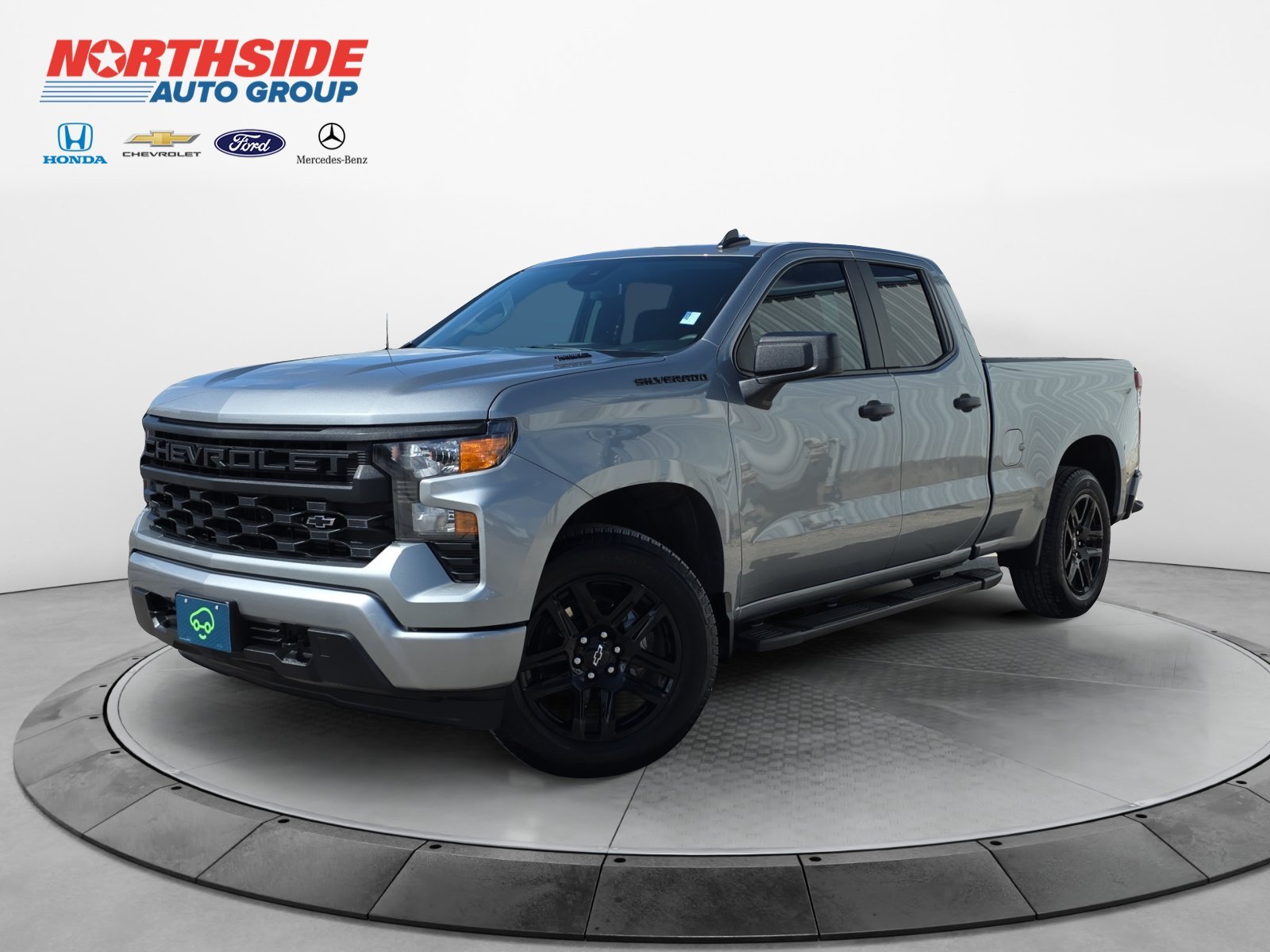 Used 2025 Sterling Gray Metallic Chevrolet Custom image 3
