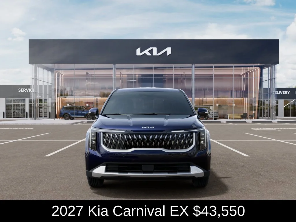New 2027 Deep Chroma Blue Kia EX image 3