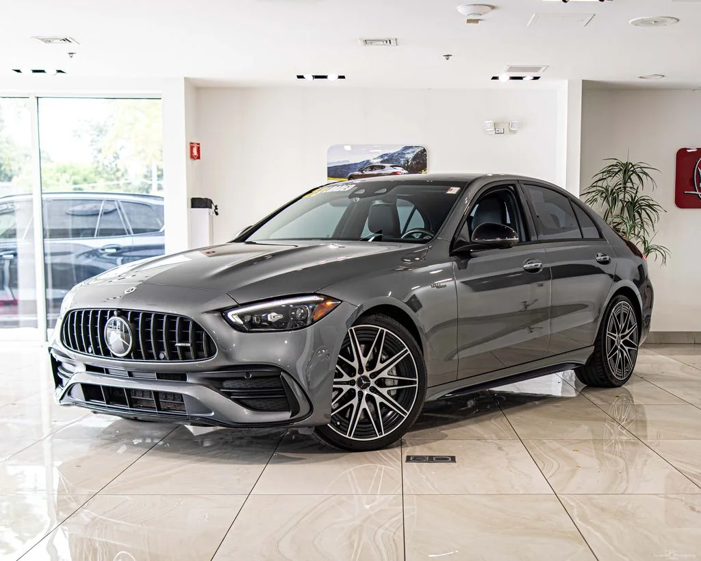 Used 2023 Gray Mercedes-Benz C 43 AMG® image 1