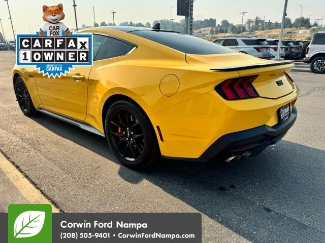 Used 2024 Yellow Ford GT Premium image 4