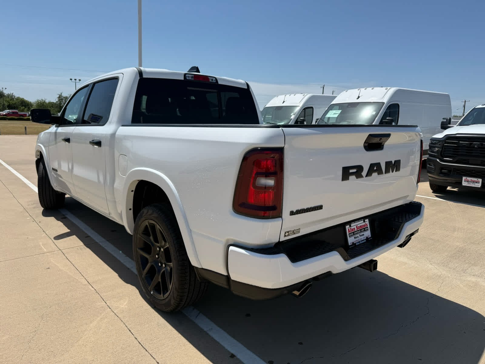 New 2026 Bright White Clearcoat Ram Laramie image 8