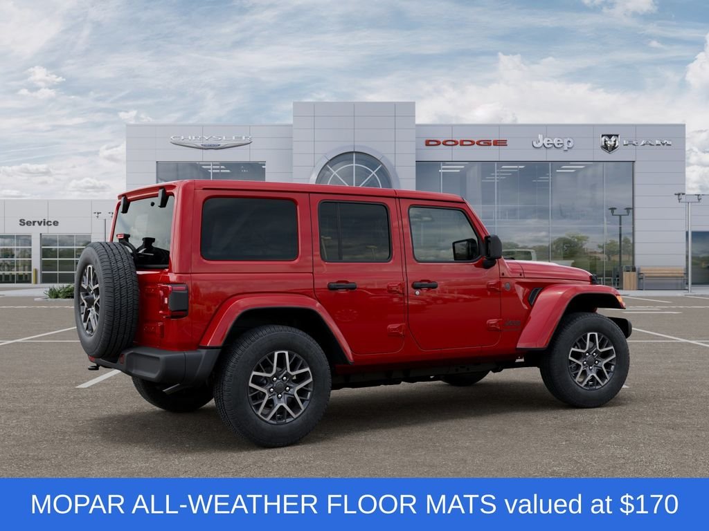 New 2026 Firecracker Red Clear-Coat Exterior Paint Jeep Sahara image 4