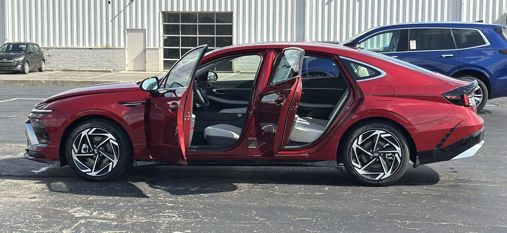New 2026 Ultimate Red Metallic Hyundai SEL Sport image 8