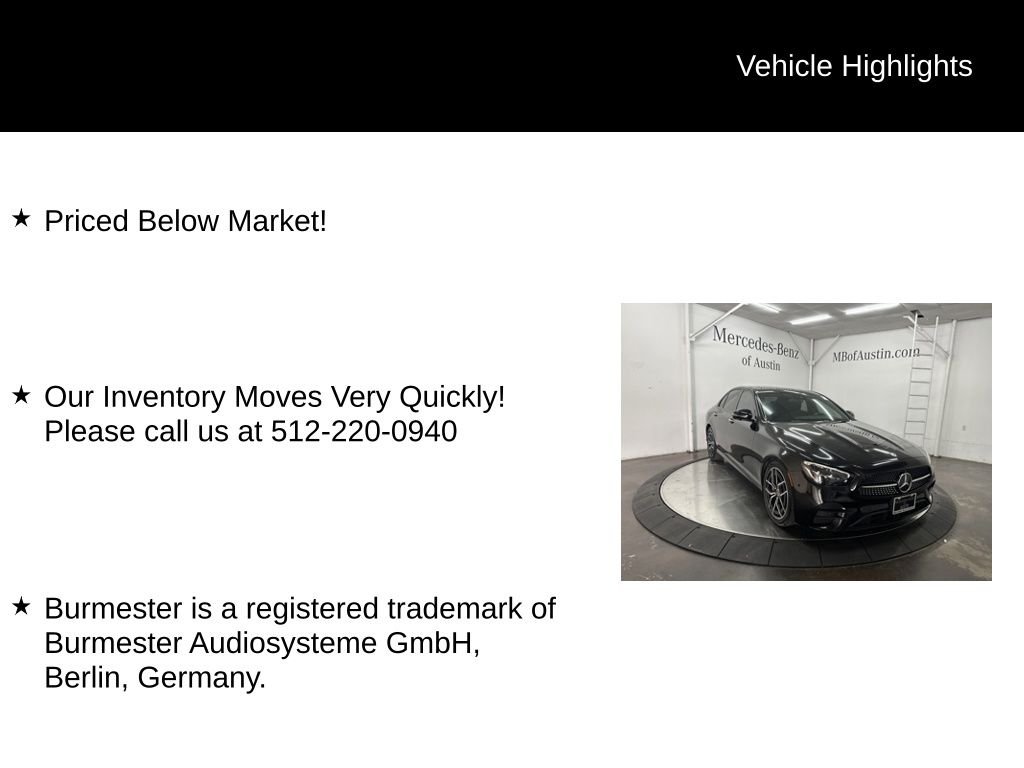 Used 2022 Black Mercedes-Benz E 350 image 6