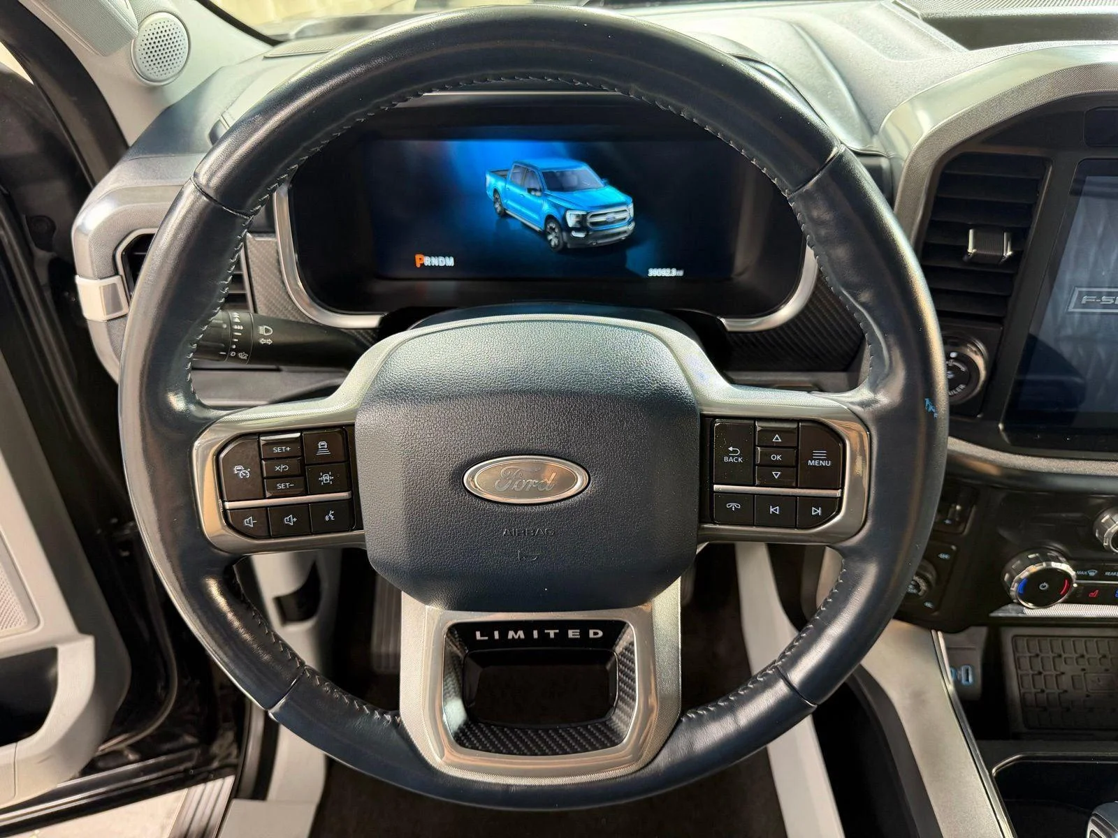 Used 2023 Agate Black Metallic Ford Limited image 18