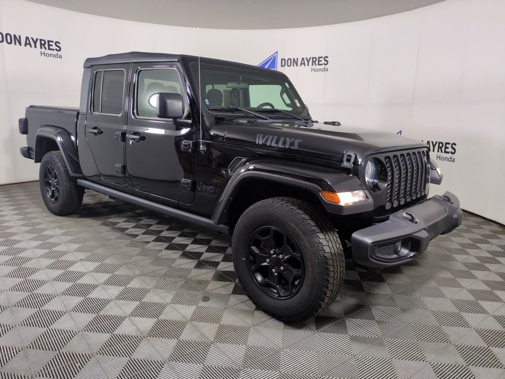 Used 2022 Black Clearcoat Jeep Willys image 7