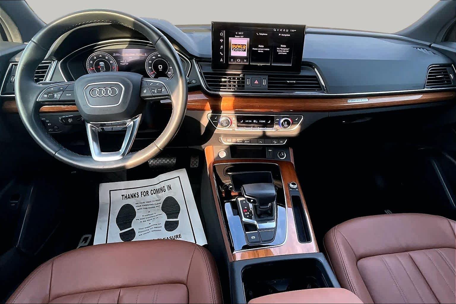 Used 2022 Glacier White Metallic Audi S line Premium Plus image 16