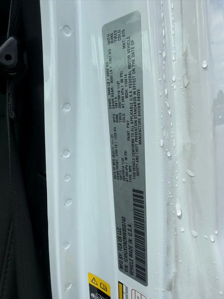 Used 2021 White Jeep Unlimited Sport Altitude image 24