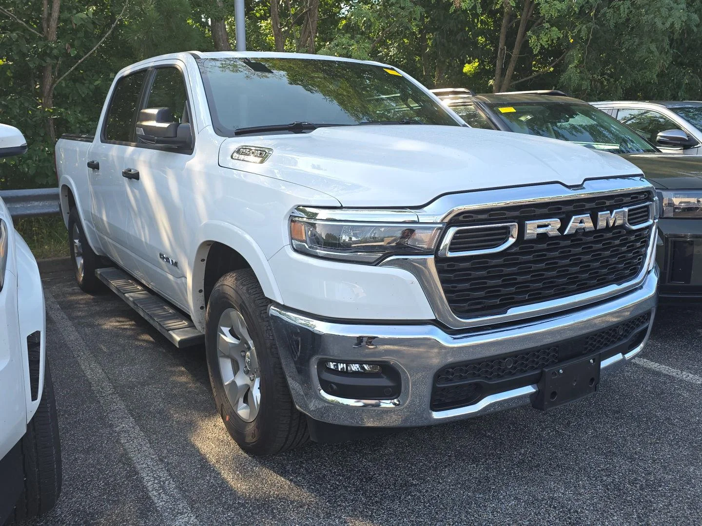 Used 2025 Bright White Clearcoat Ram Big Horn image 1