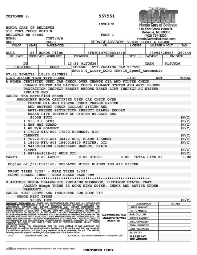 Certified Used 2023 Obsidian Blue Pearl Honda AWD TRG image 38