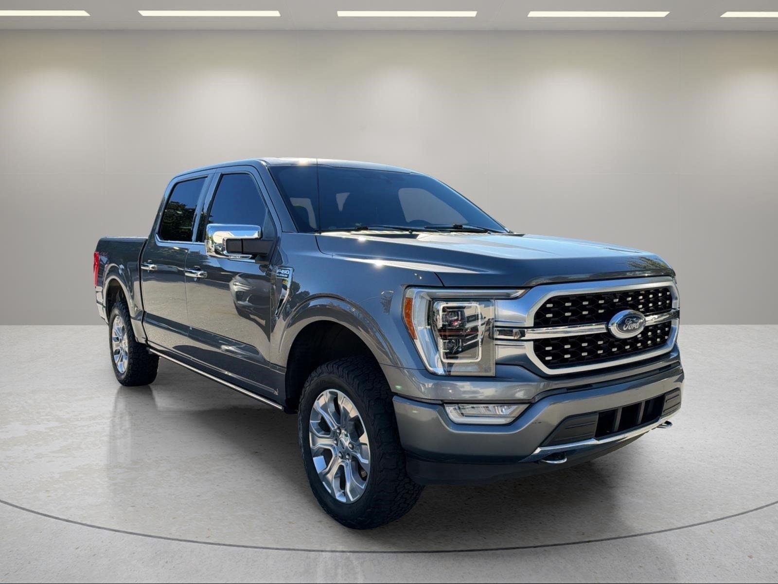 Used 2021 Carbonized Gray Metallic Ford Platinum image 8