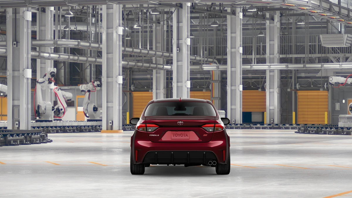 New 2026 Ruby Flare Pearl Toyota SE image 8