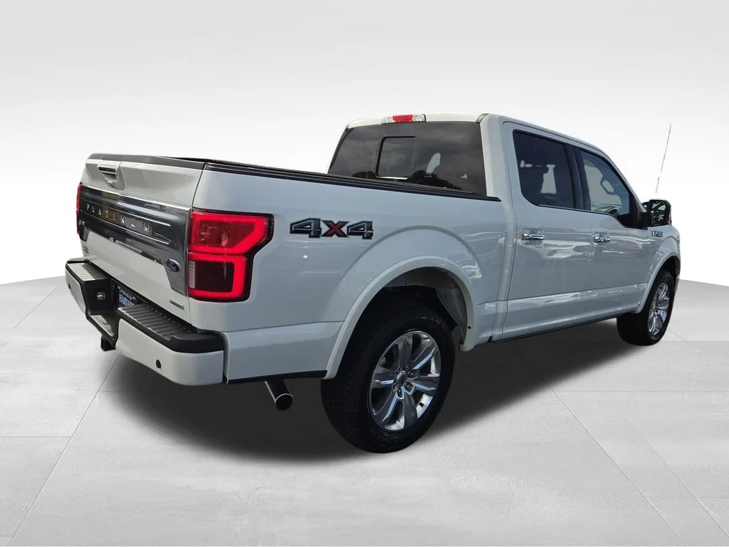 Certified Used 2020 White Metallic Ford Platinum image 4