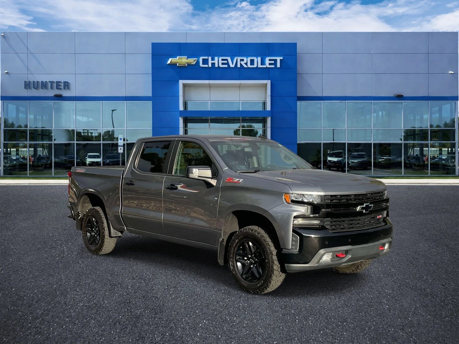 Certified Used 2021 SATIN STEEL METALLIC Chevrolet LT Trail Boss image 1