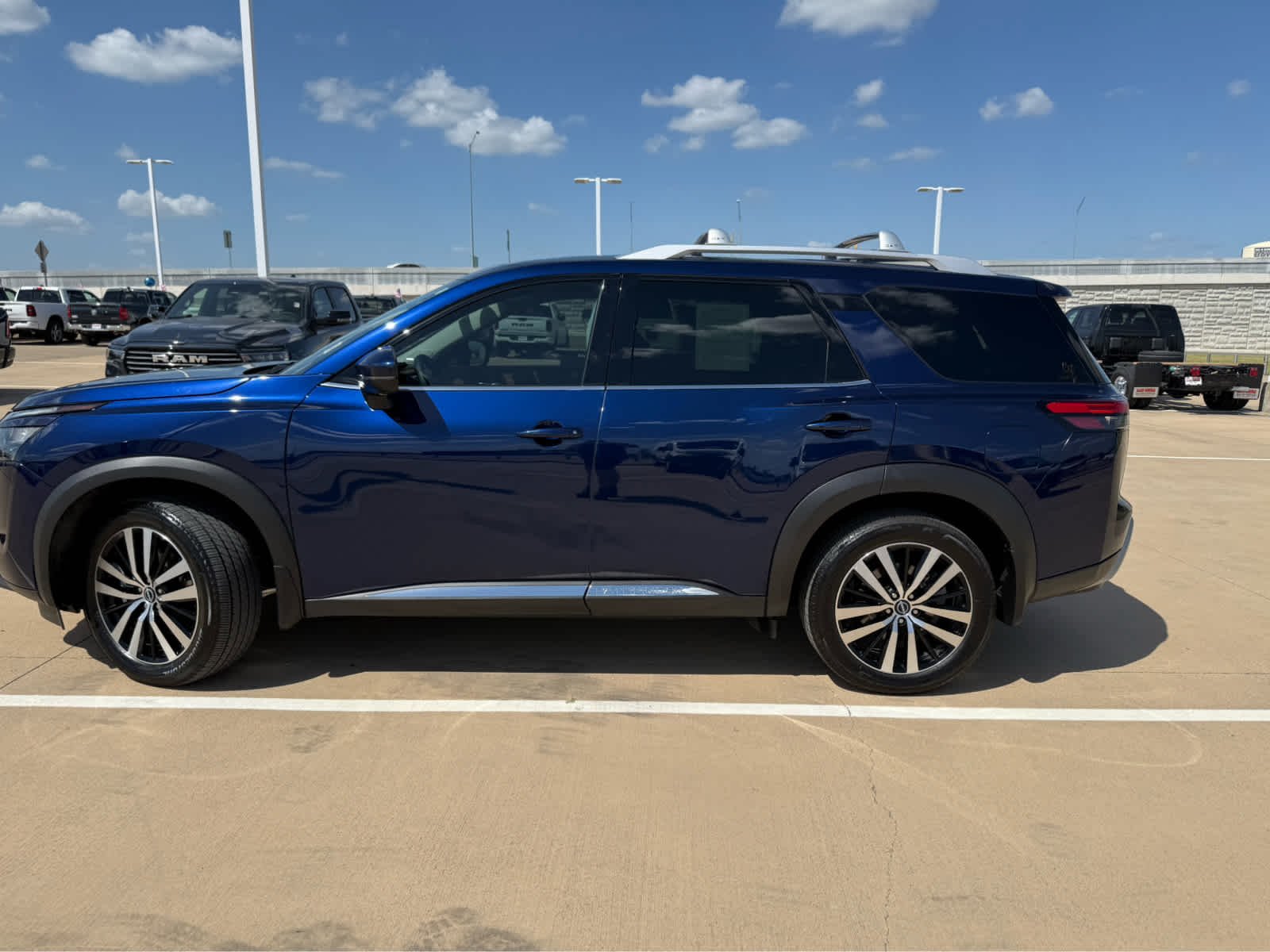 Used 2025 Deep Ocean Blue Pearl Nissan Platinum image 11
