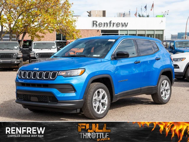 2026 Jeep Compass Sport* 4x4, 2.0L Turbo, Heated Seats
