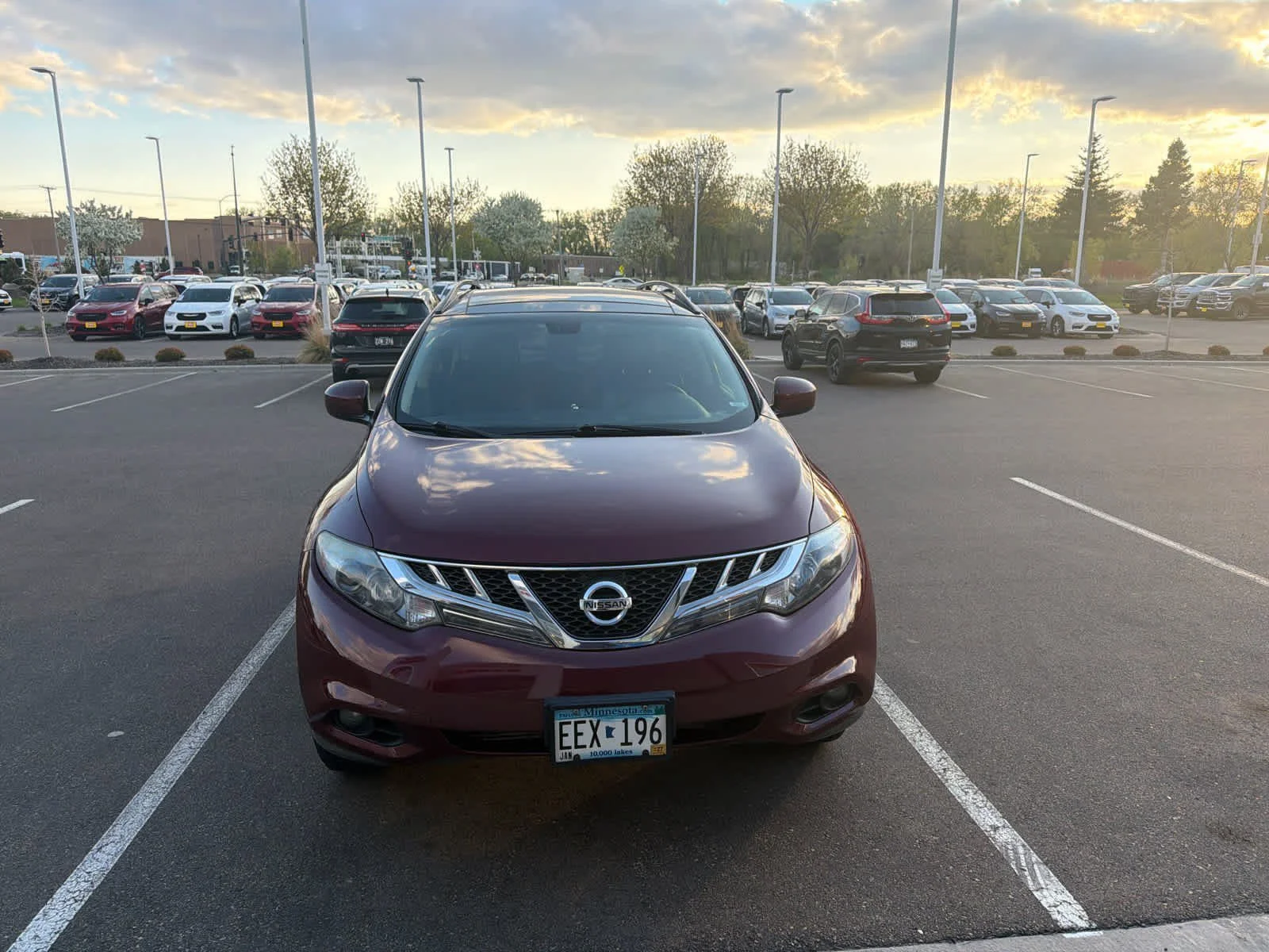 Used 2012 Nissan Murano SL with VIN JN8AZ1MW6CW240402 for sale in Brooklyn Park, MN