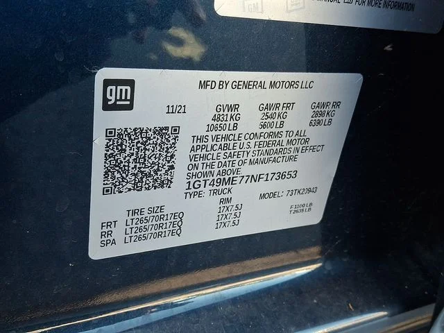 Used 2022 Blue GMC SLE image 27