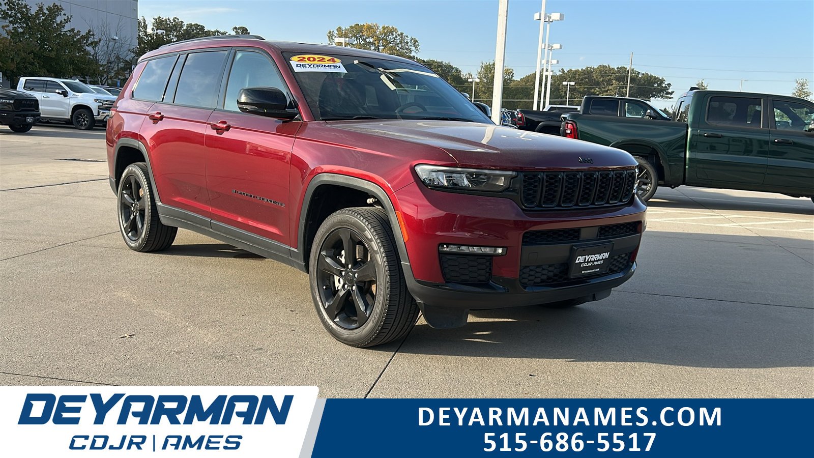 Used 2024 Red Jeep Limited image 1