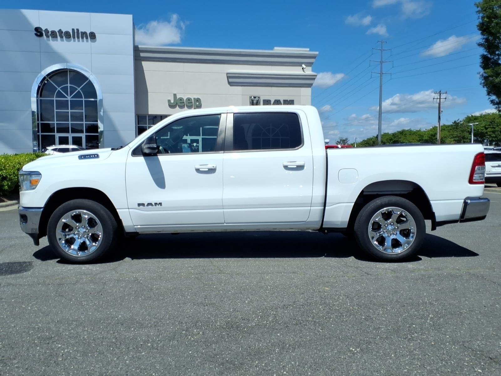 Used 2022 Bright White Clearcoat Ram Big Horn image 3