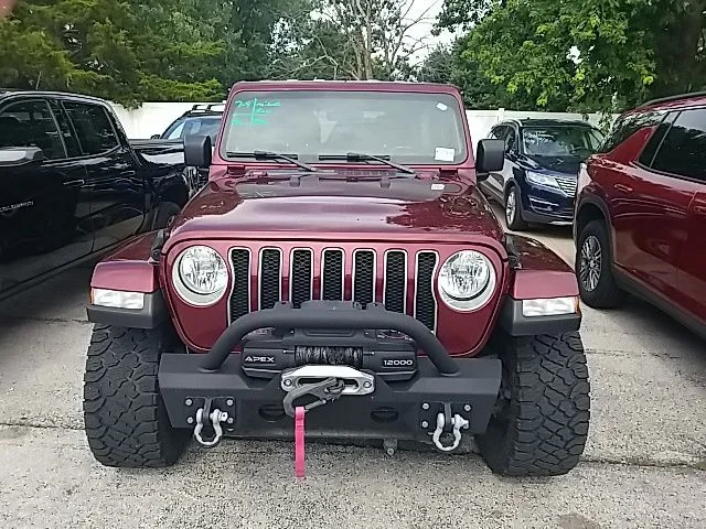 Used 2021 Red Jeep Unlimited Sahara image 8