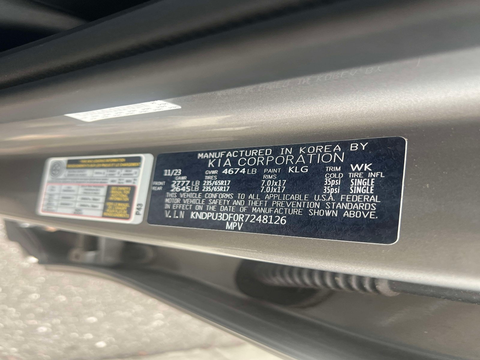 Used 2024 Steel Gray Kia LX image 9