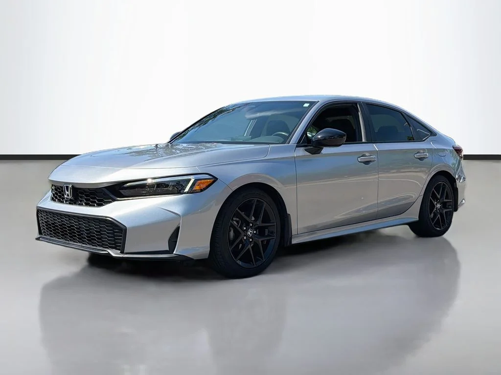 Certified Used 2025 Solar Silver Metallic Honda Sport image 2