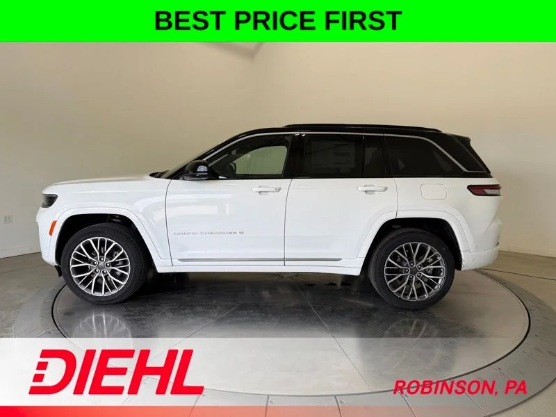 New 2026 Bright White Clear-Coat Exterior Paint Jeep Summit image 4